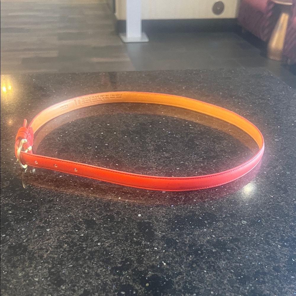 Coach Red and Orange Belt
